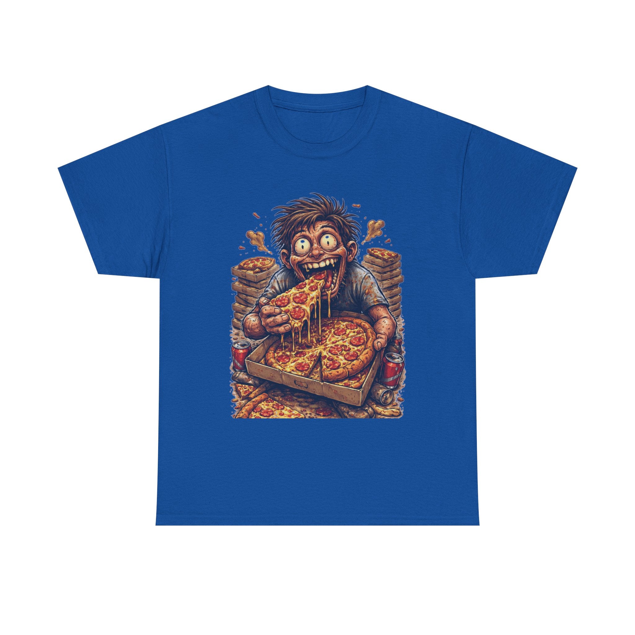 Pizza Monster T-Shirt — Crazy Pizza Lover Graphic Tee