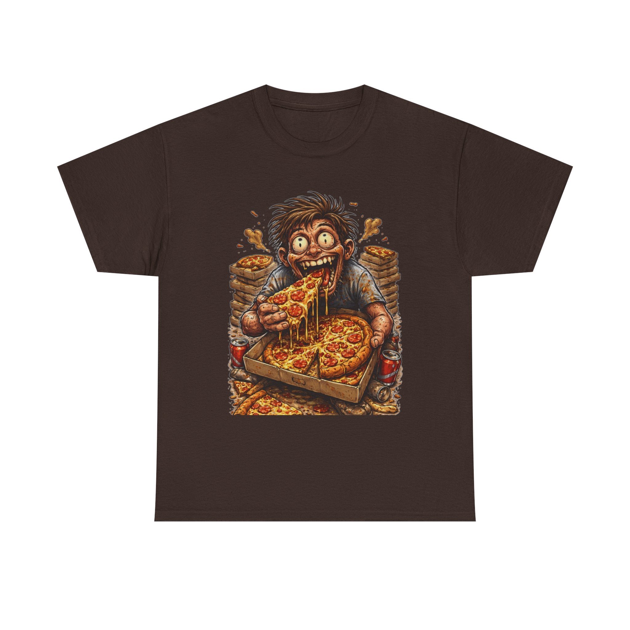 Pizza Monster T-Shirt — Crazy Pizza Lover Graphic Tee