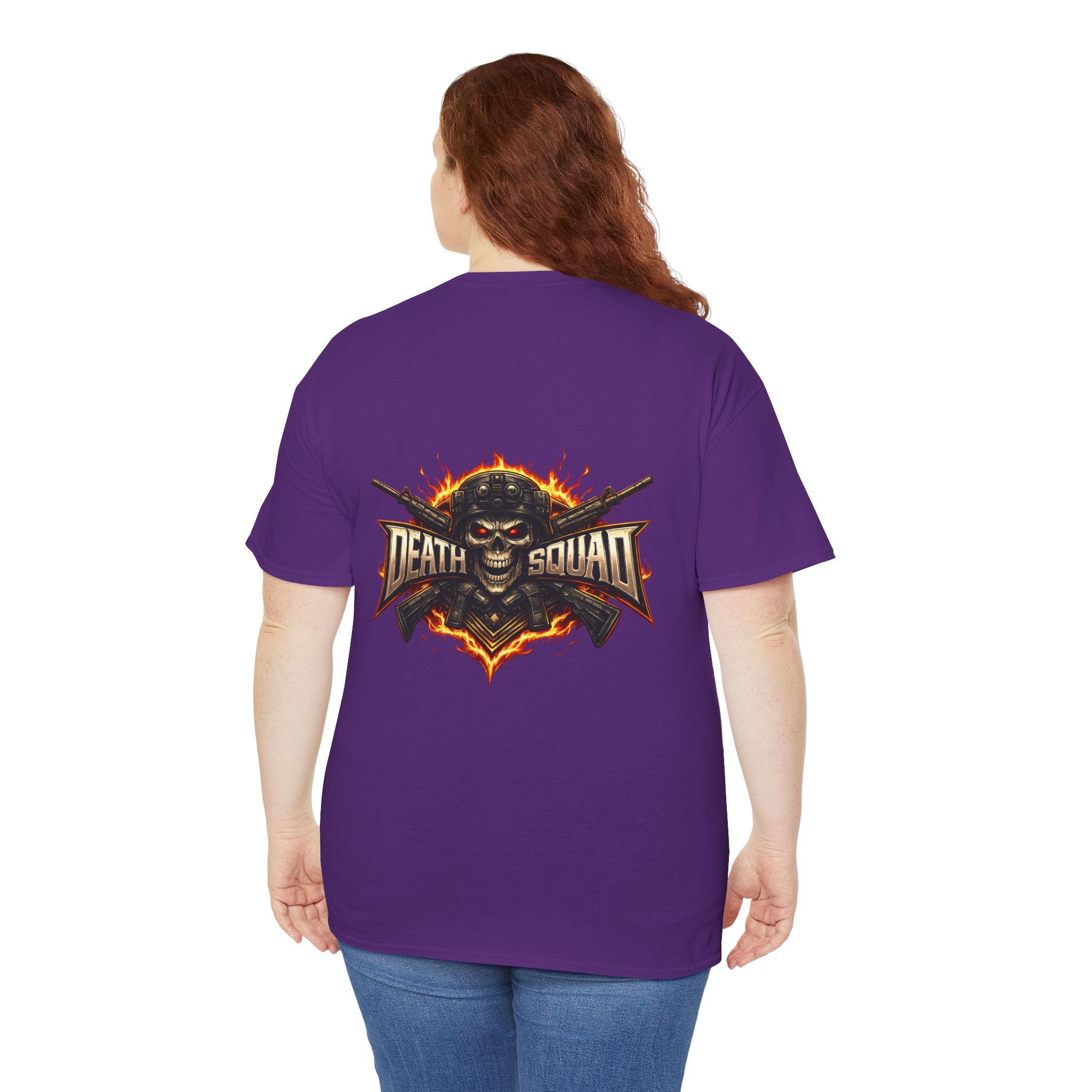 Death Squad Skull Tee — Military Skull Graphic T-Shirt