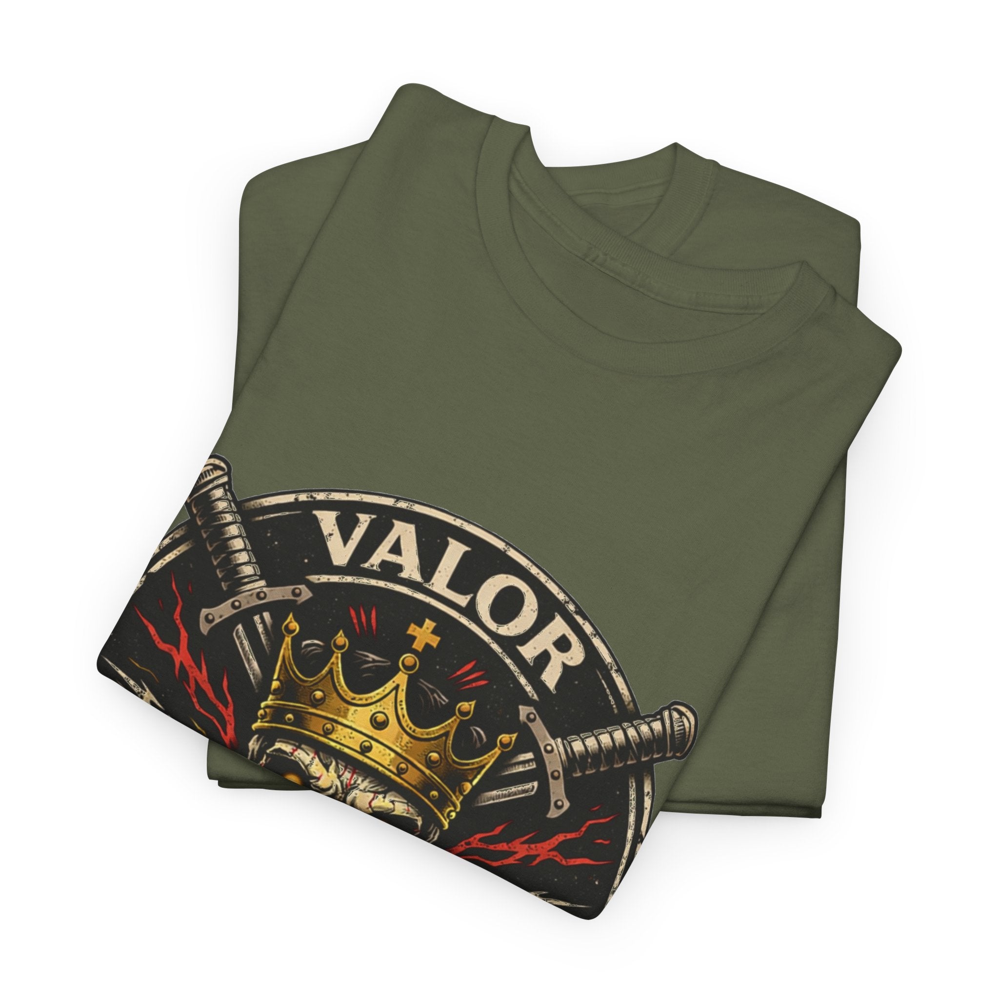 Valor Reigns Skull Crown Tee