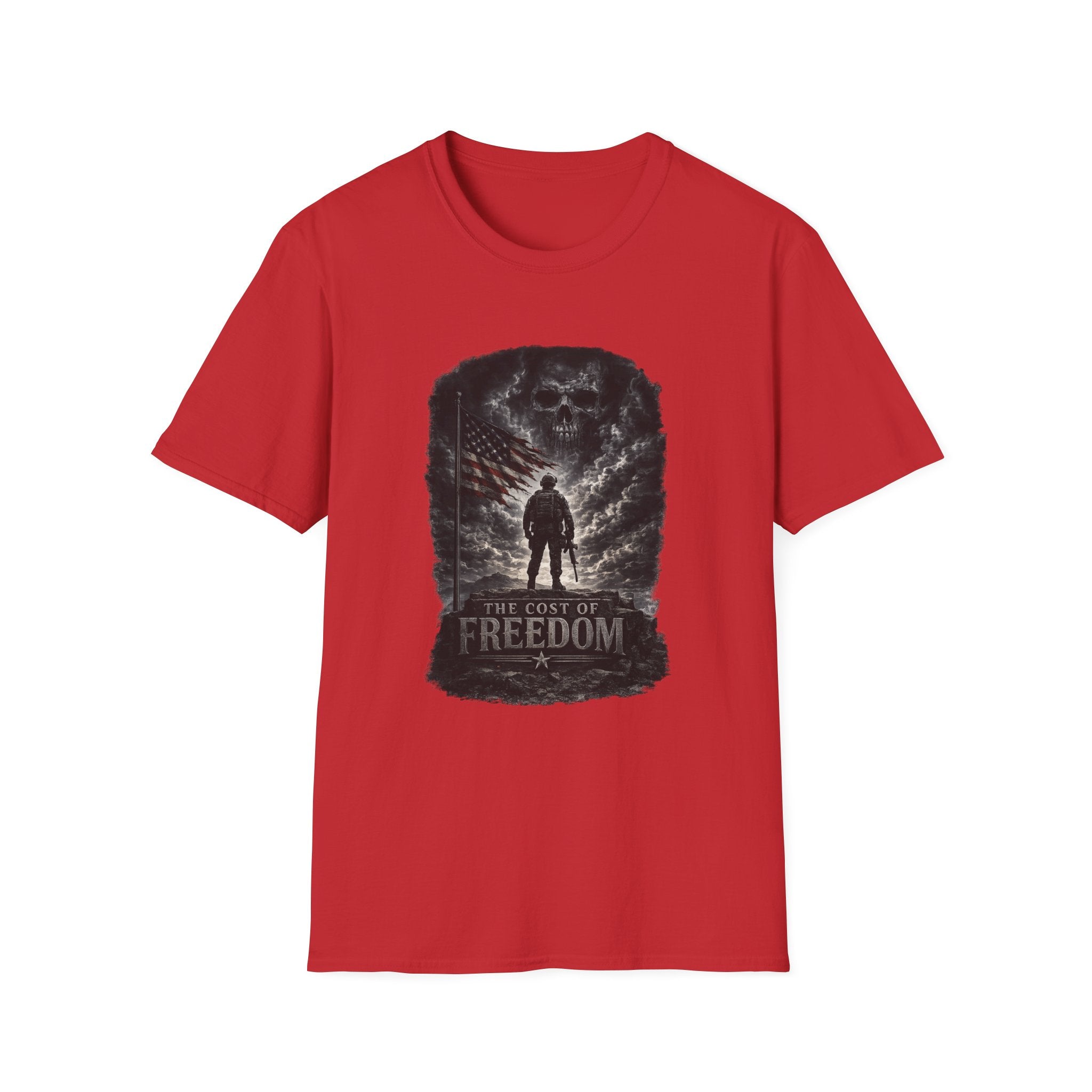 Freedom Soldier T-Shirt — "The Cost of Freedom" Patriotic Military Tee