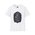 Gothic Mother & Child Skull T-Shirt — Dark Floral Day of the Dead Tee
