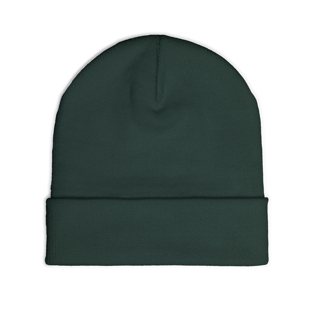 Embroidered Monogram Knit Beanie - Personalized 'Ms GW' Winter Hat