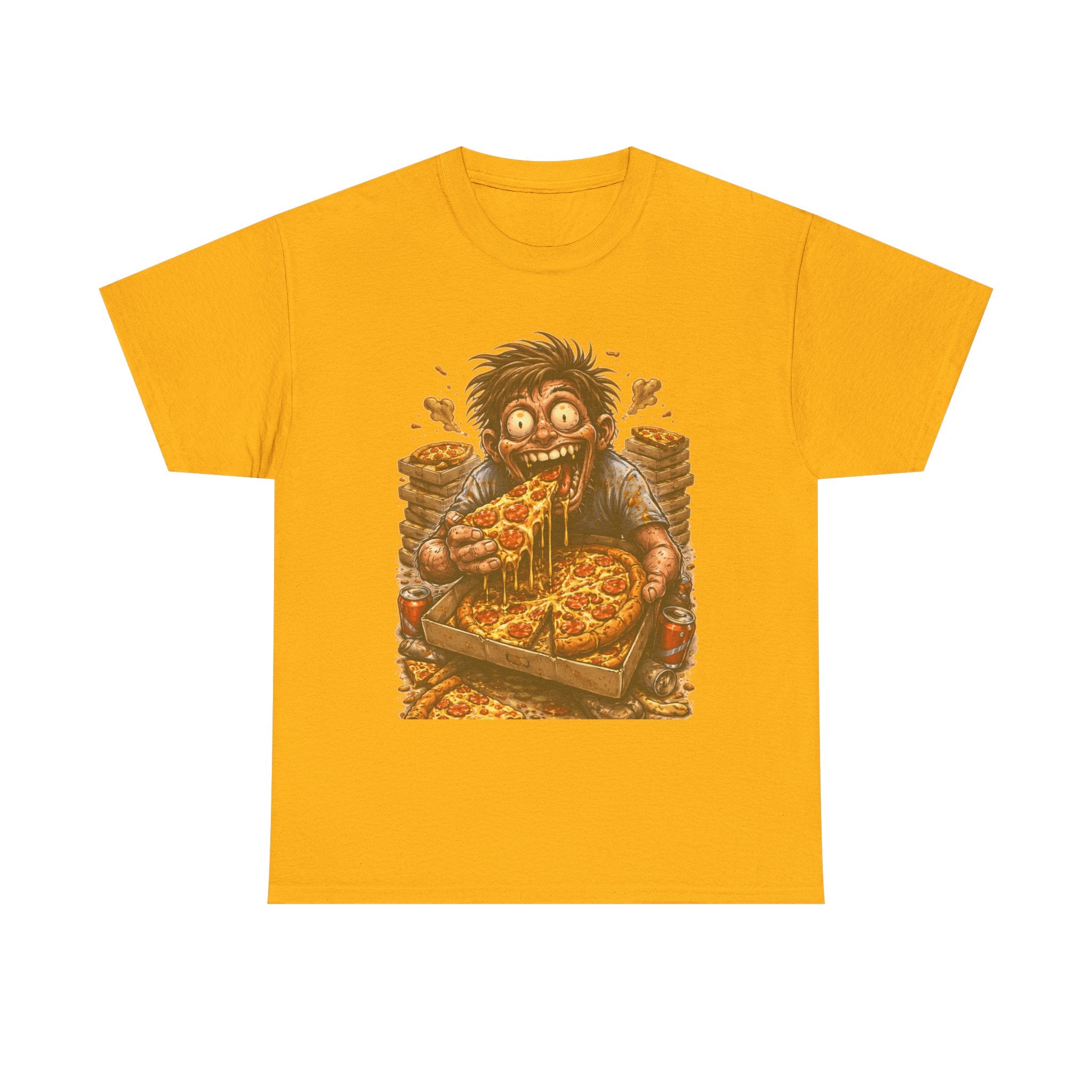 Pizza Monster T-Shirt — Crazy Pizza Lover Graphic Tee