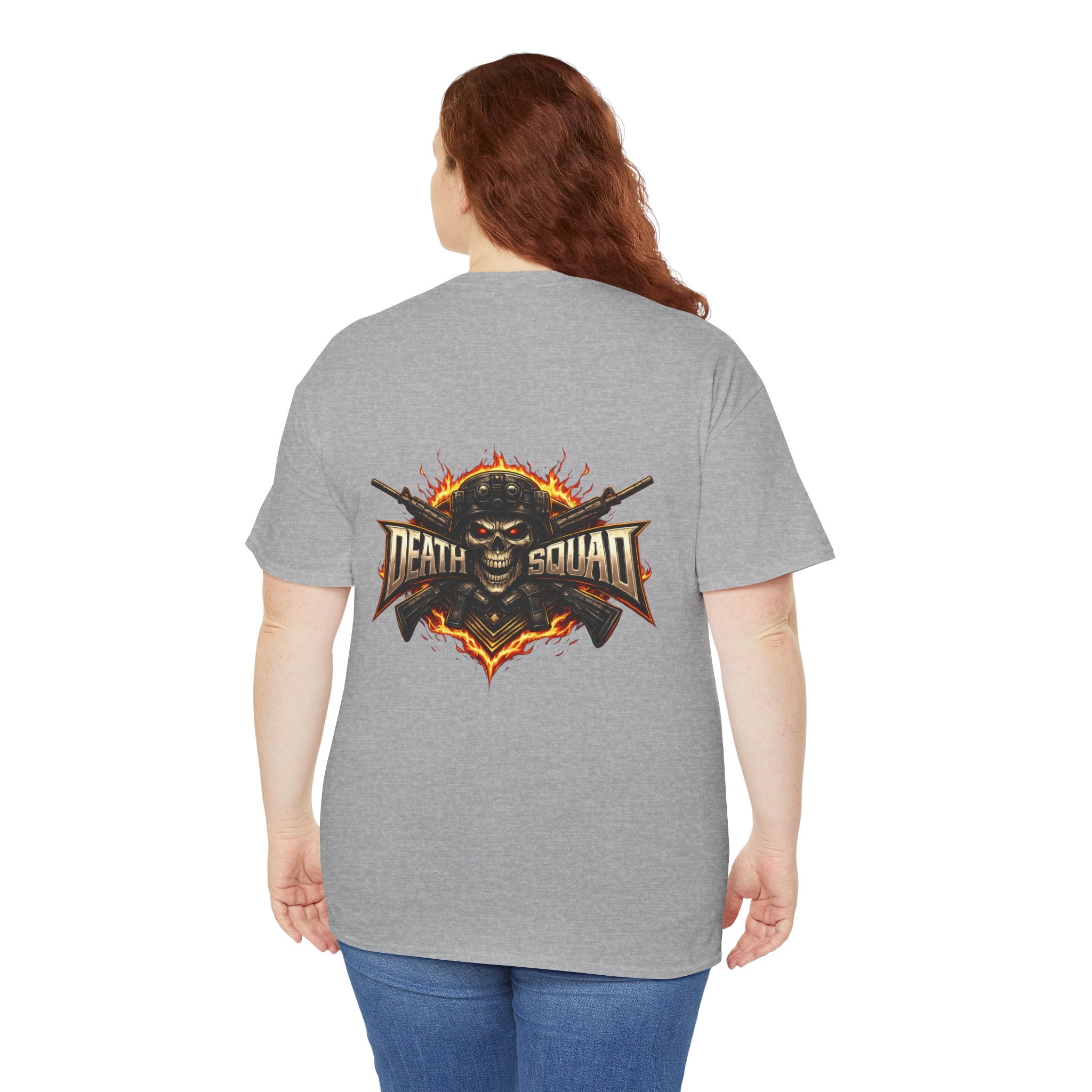 Death Squad Skull Tee — Military Skull Graphic T-Shirt