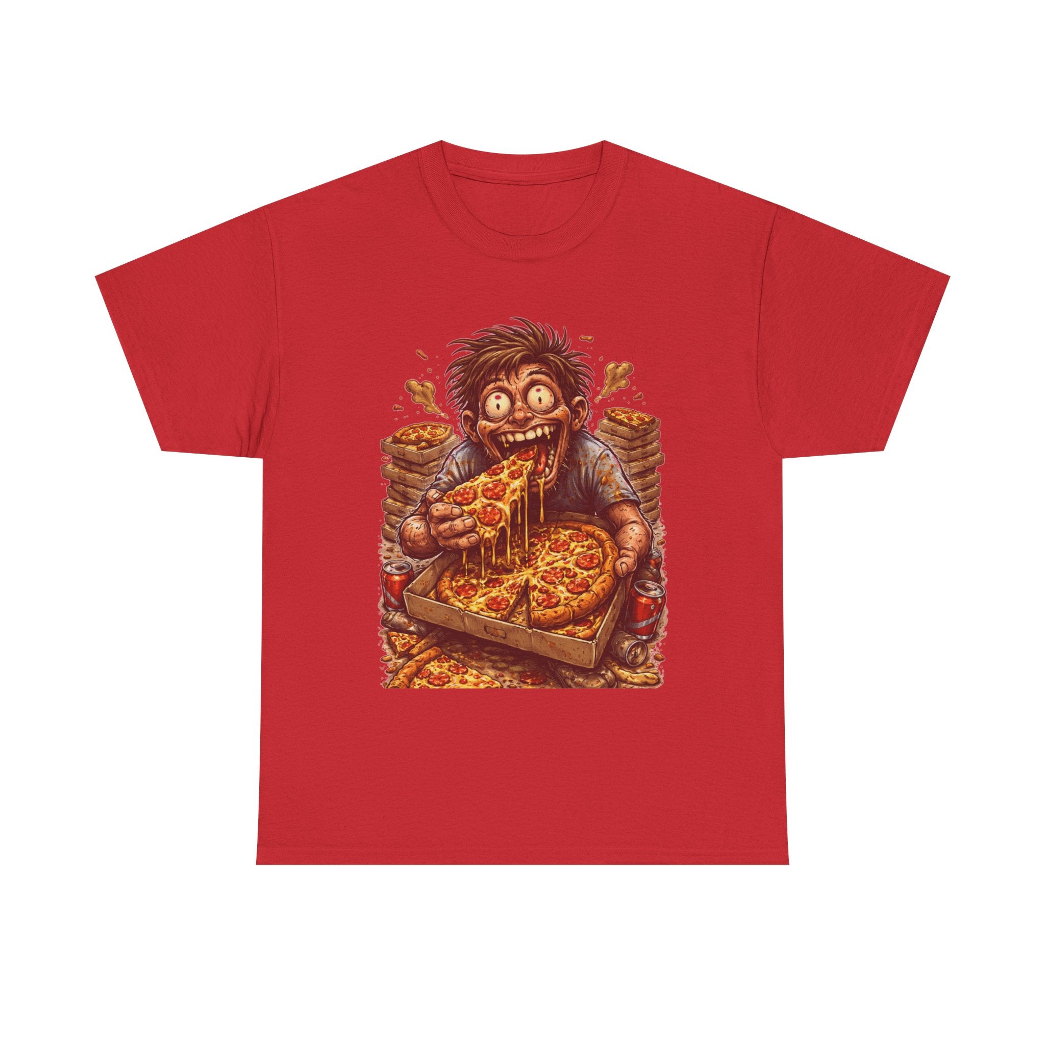 Pizza Monster T-Shirt — Crazy Pizza Lover Graphic Tee