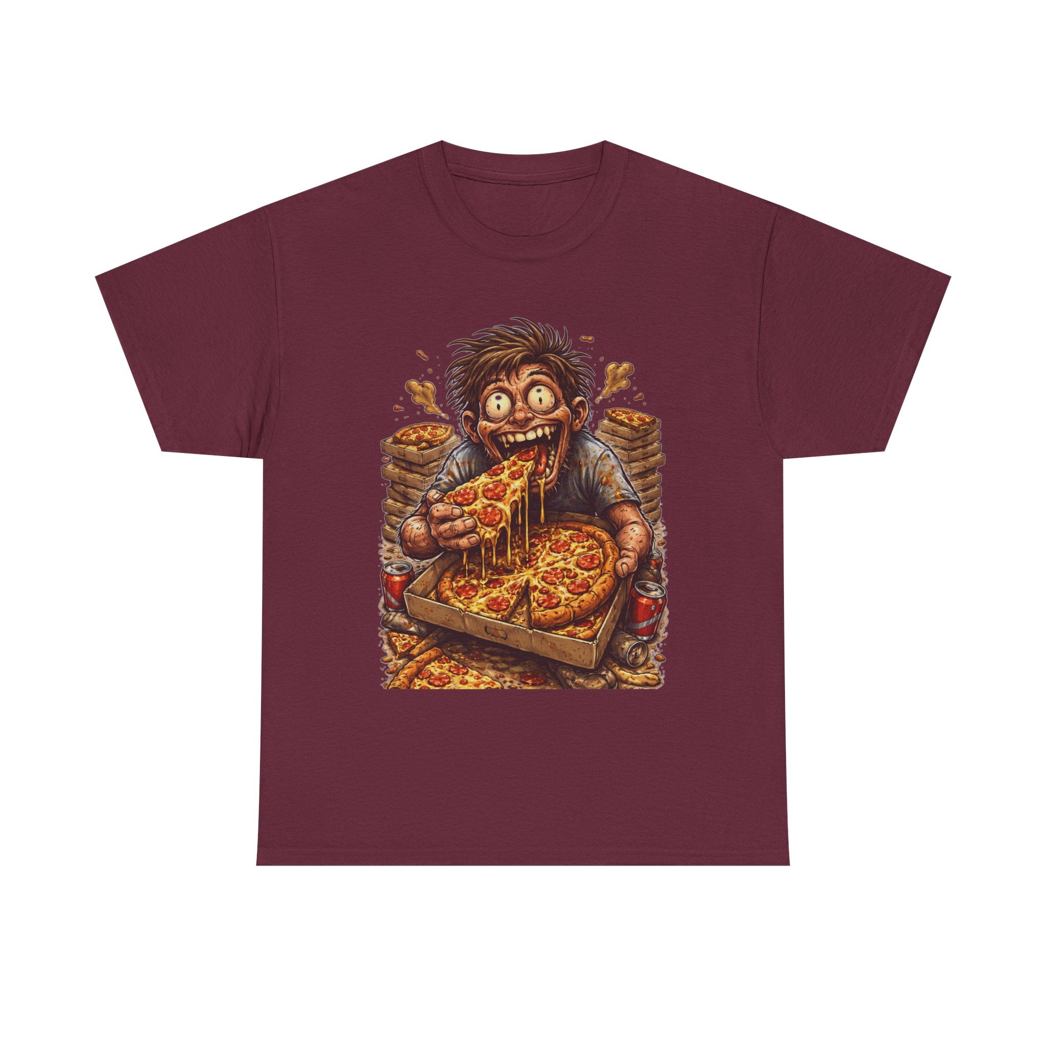 Pizza Monster T-Shirt — Crazy Pizza Lover Graphic Tee