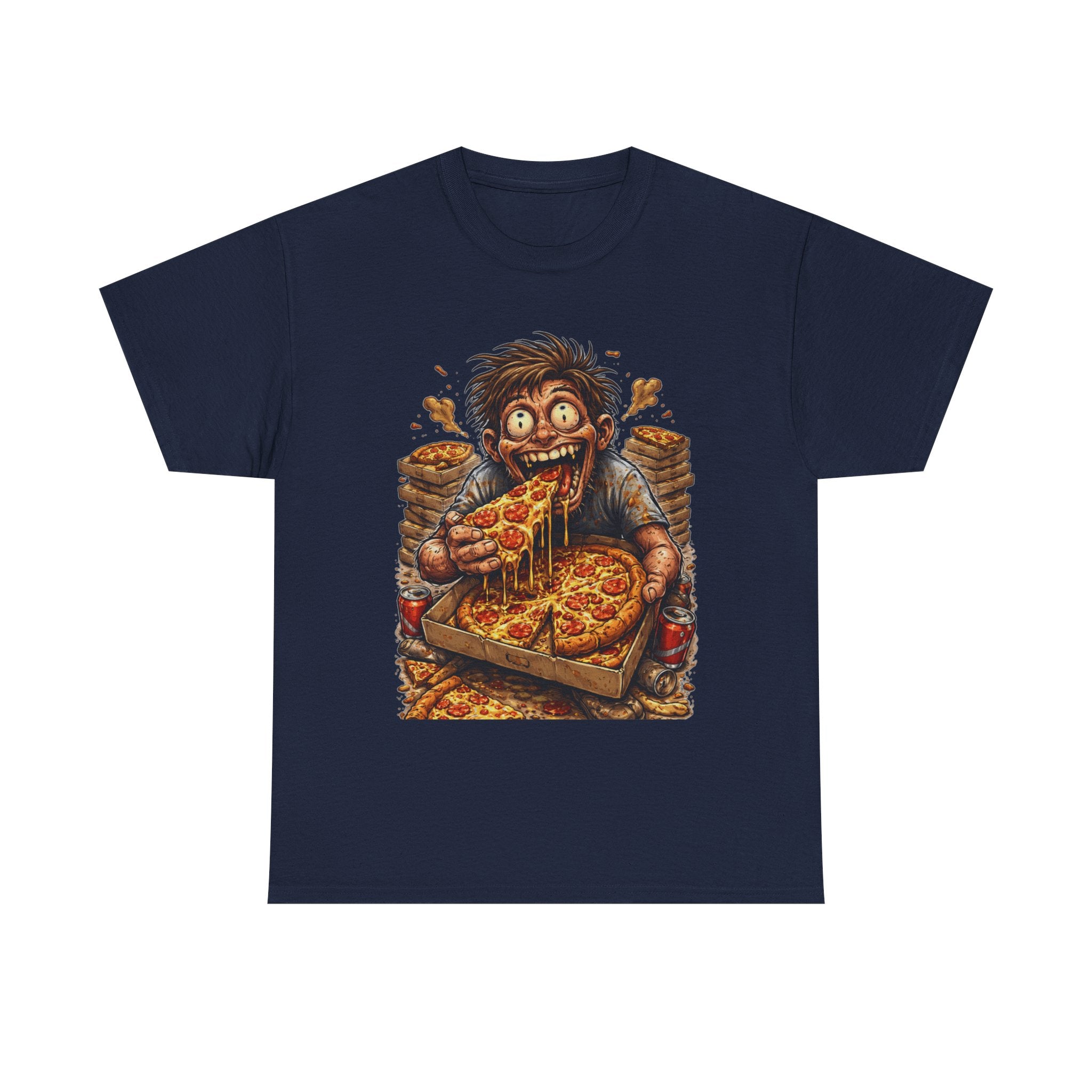 Pizza Monster T-Shirt — Crazy Pizza Lover Graphic Tee