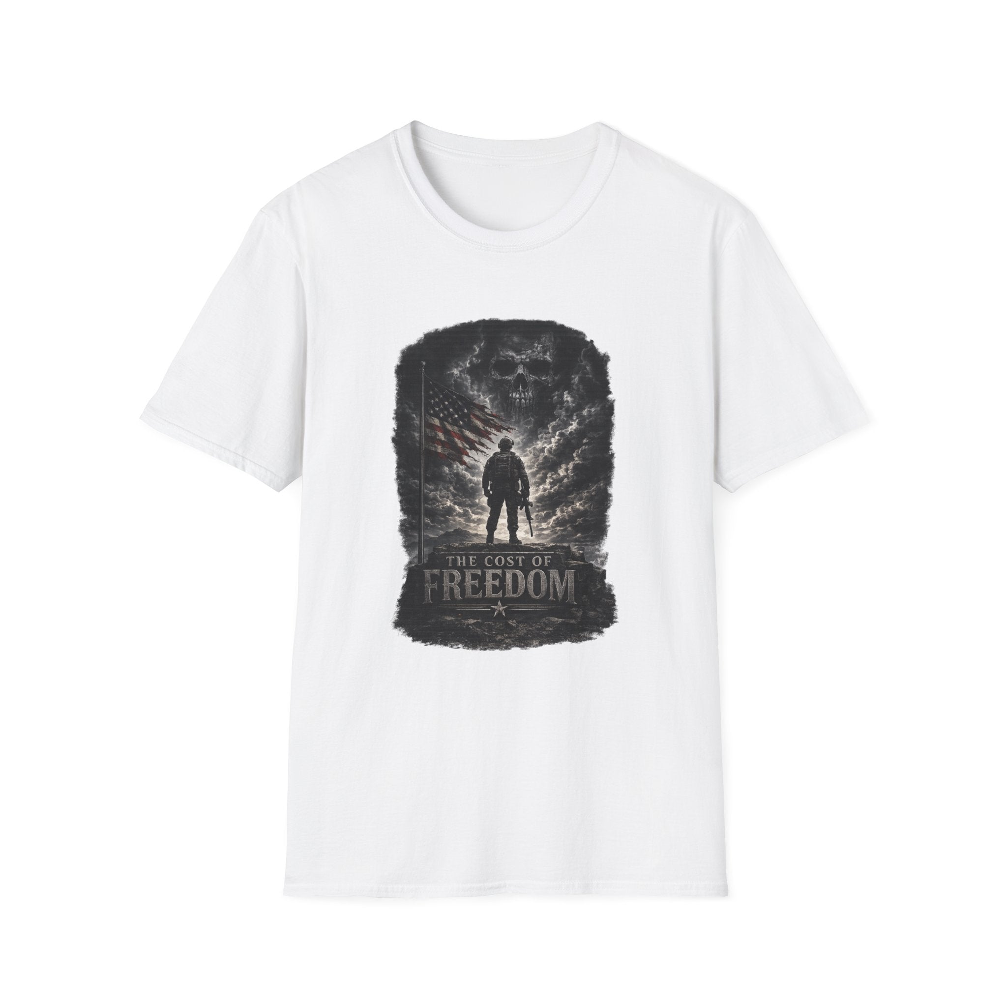 Freedom Soldier T-Shirt — "The Cost of Freedom" Patriotic Military Tee