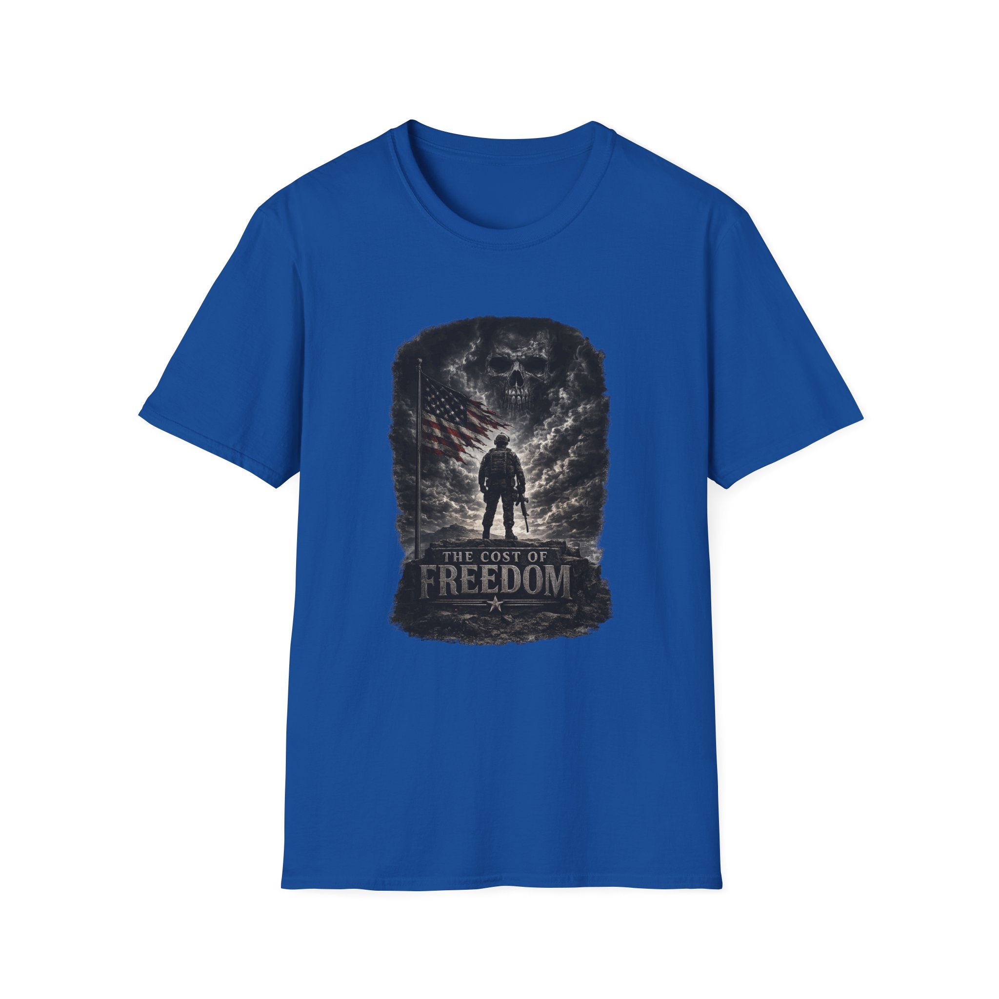 Freedom Soldier T-Shirt — "The Cost of Freedom" Patriotic Military Tee