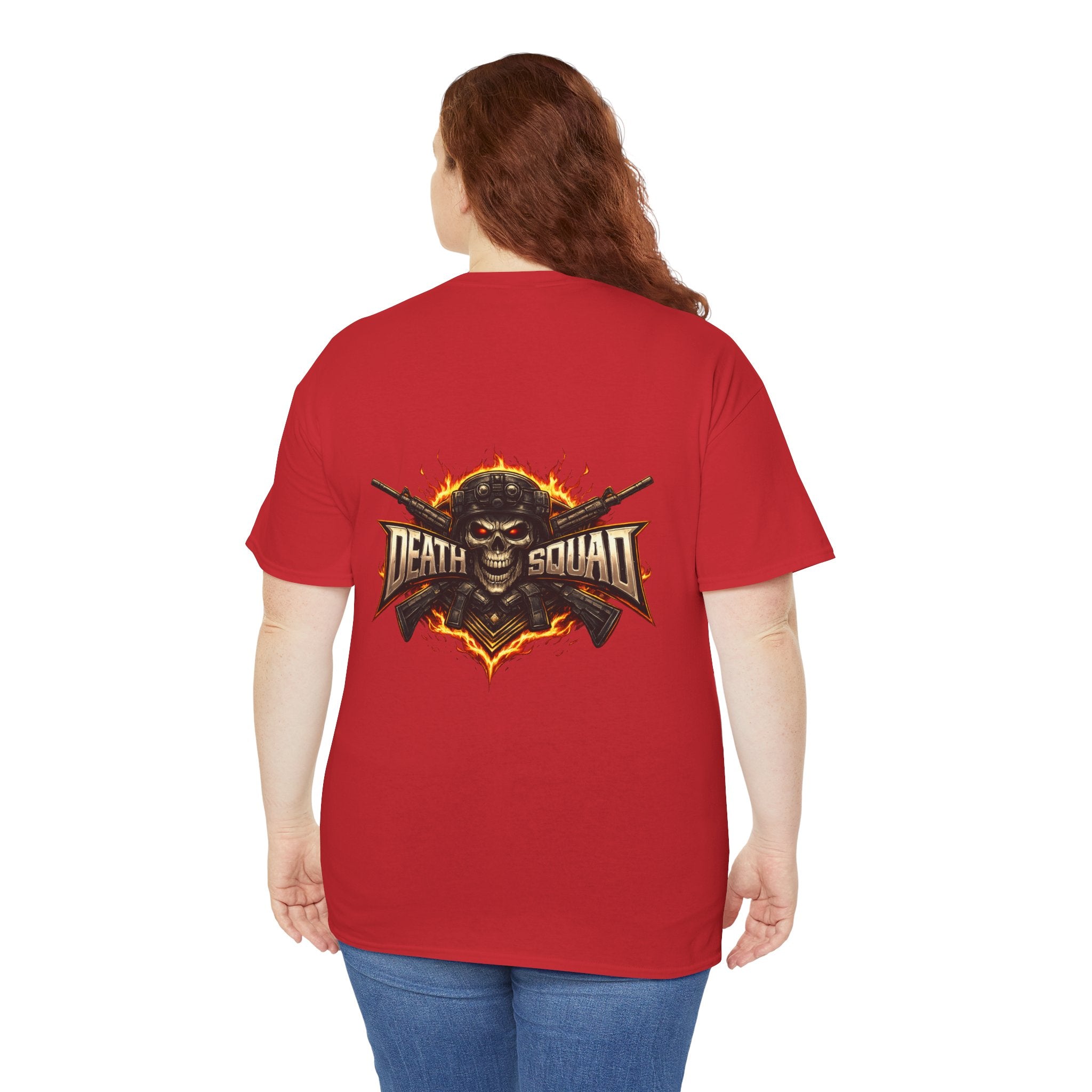 Death Squad Skull Tee — Military Skull Graphic T-Shirt