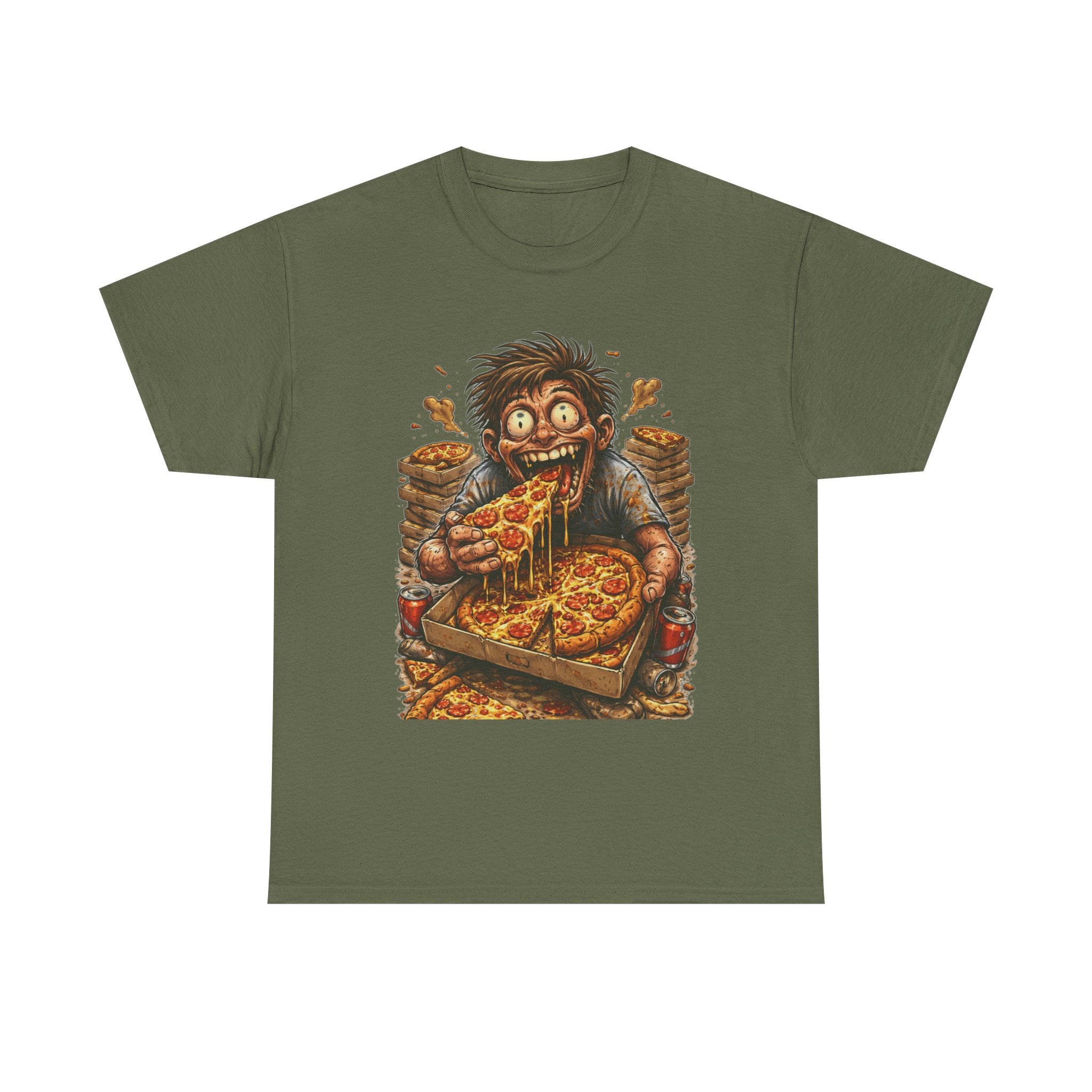 Pizza Monster T-Shirt — Crazy Pizza Lover Graphic Tee