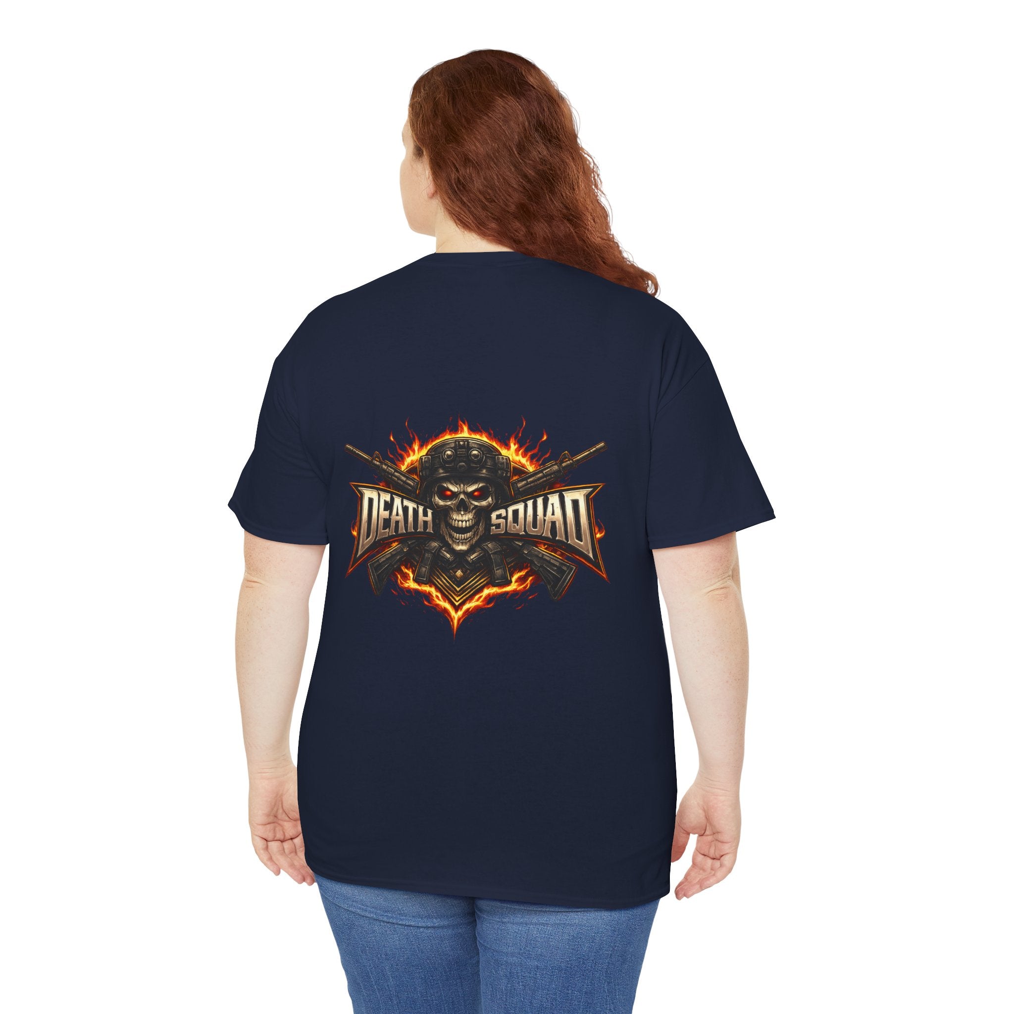 Death Squad Skull Tee — Military Skull Graphic T-Shirt