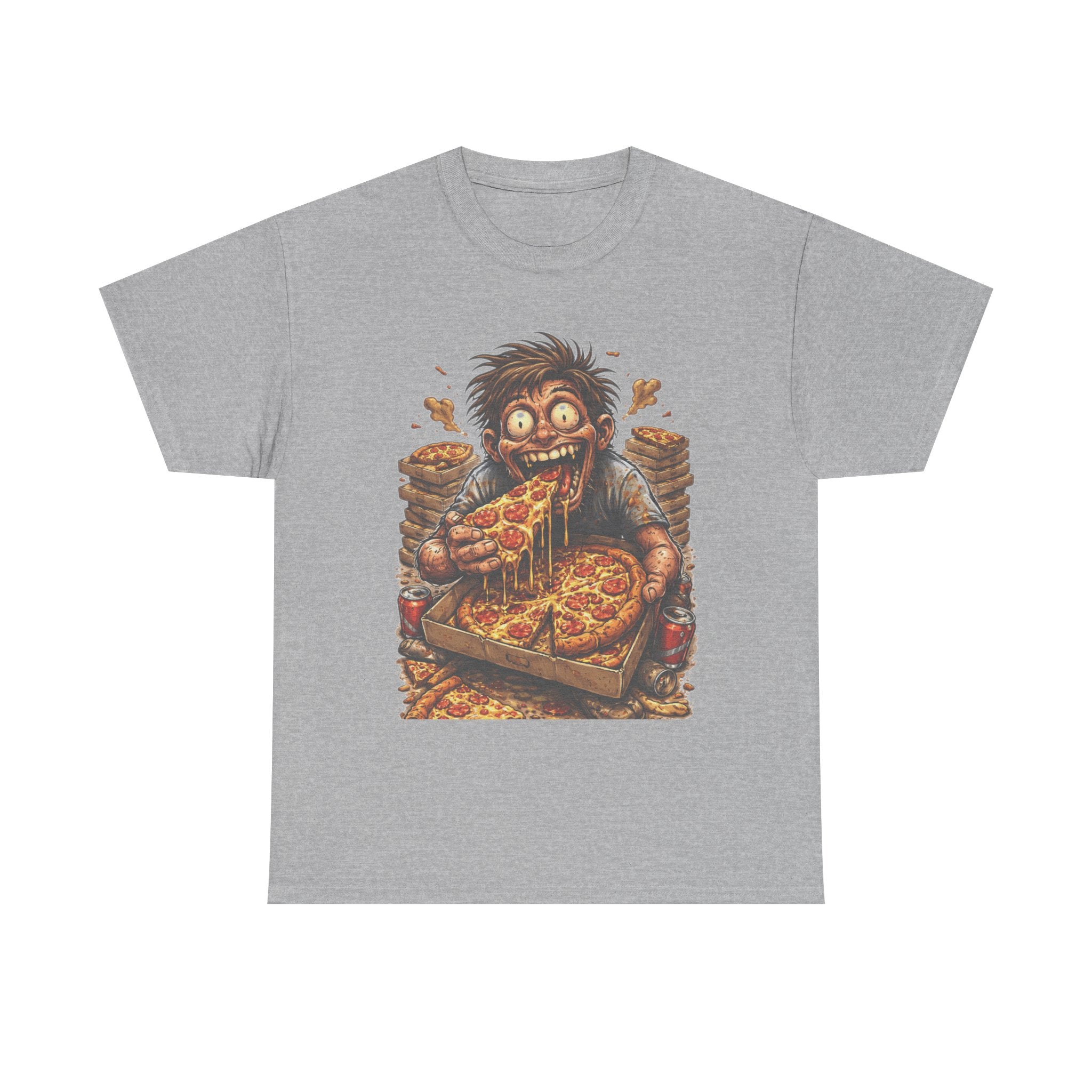 Pizza Monster T-Shirt — Crazy Pizza Lover Graphic Tee