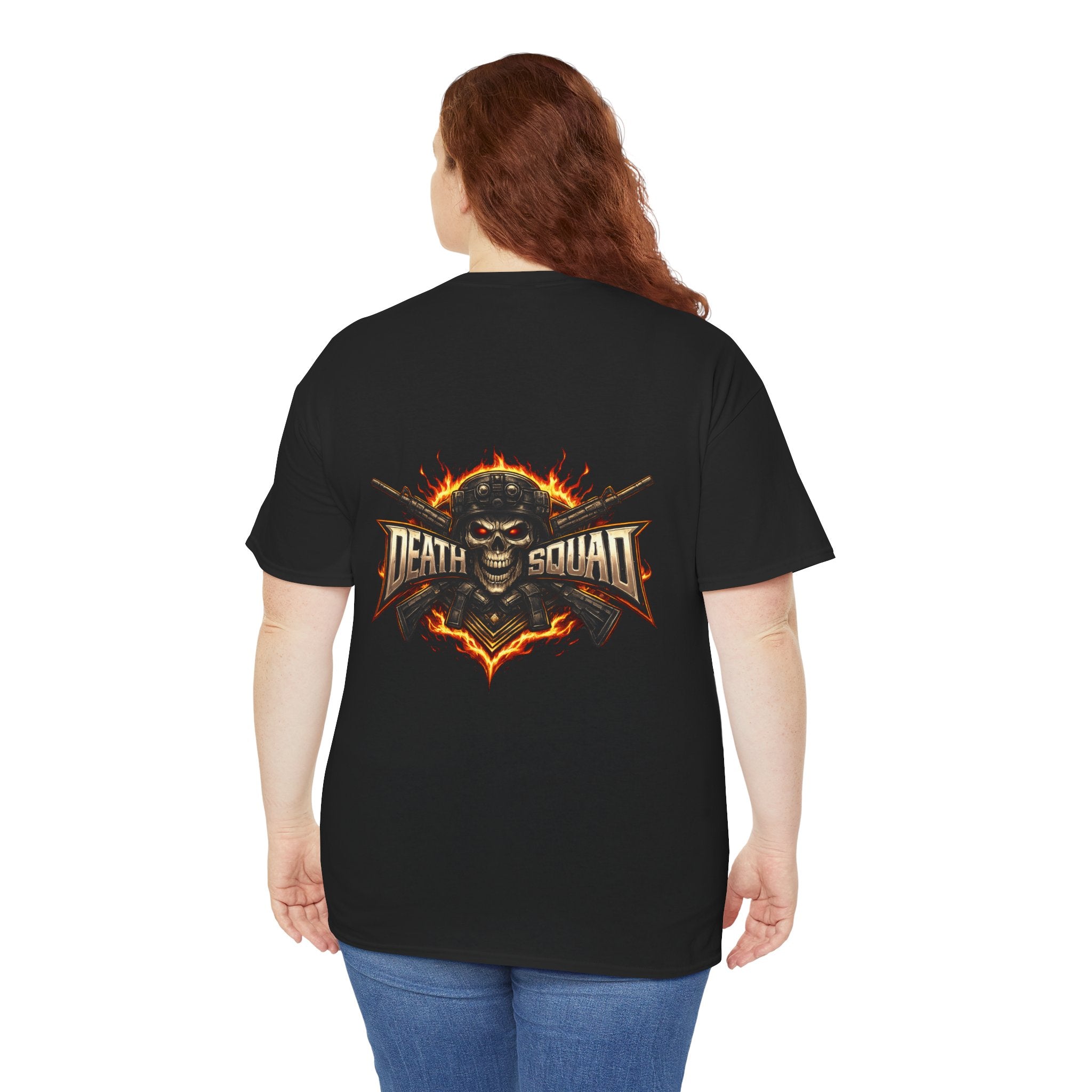 Death Squad Skull Tee — Military Skull Graphic T-Shirt