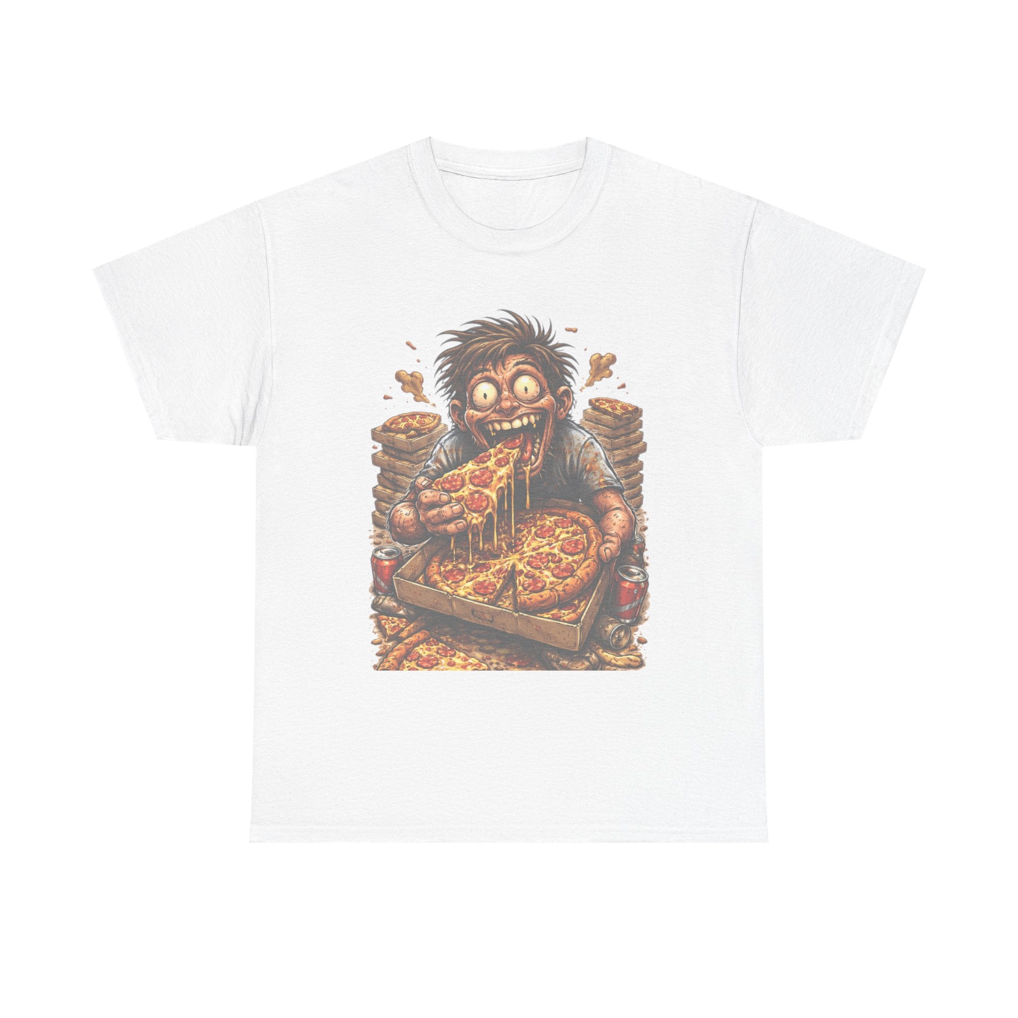 Pizza Monster T-Shirt — Crazy Pizza Lover Graphic Tee
