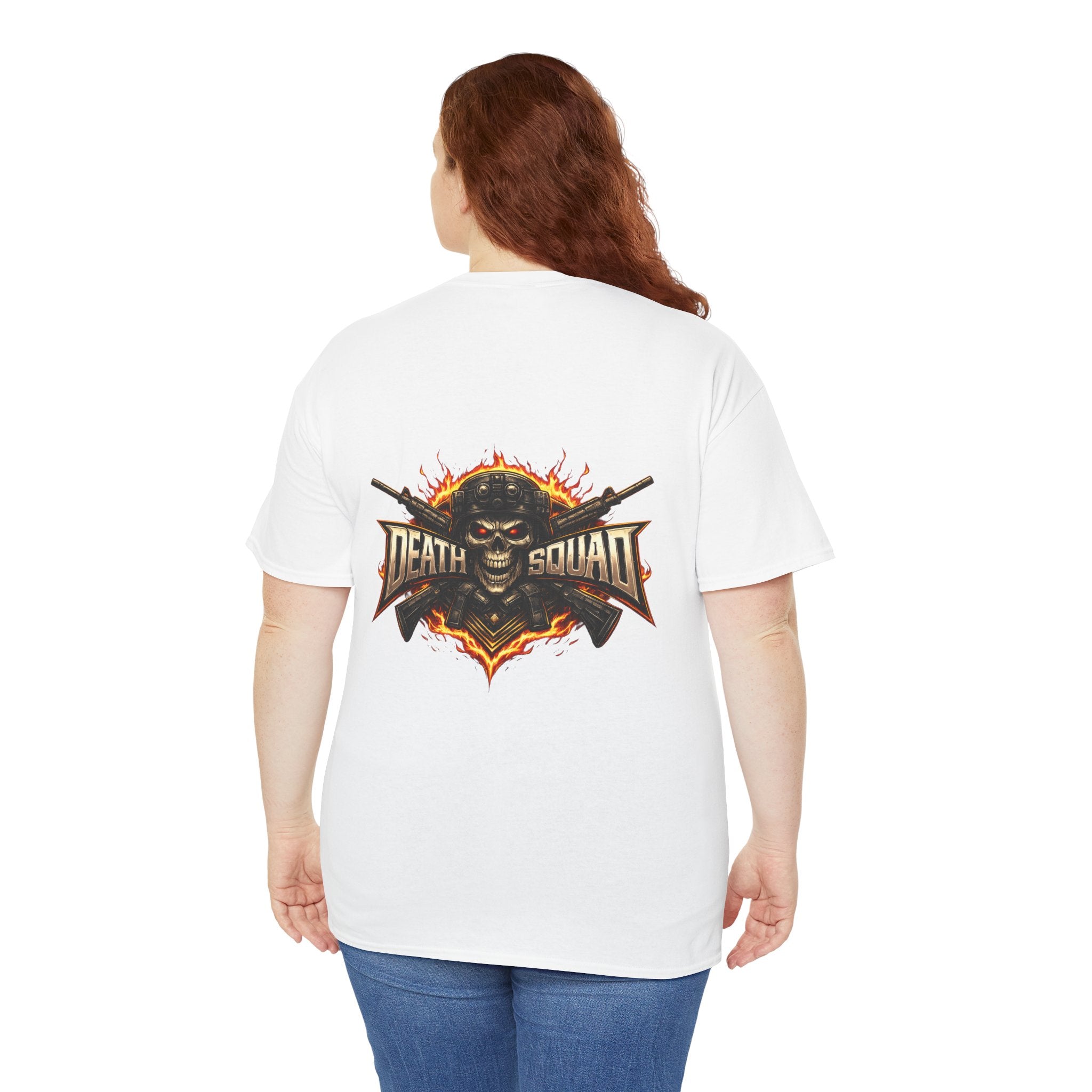 Death Squad Skull Tee — Military Skull Graphic T-Shirt