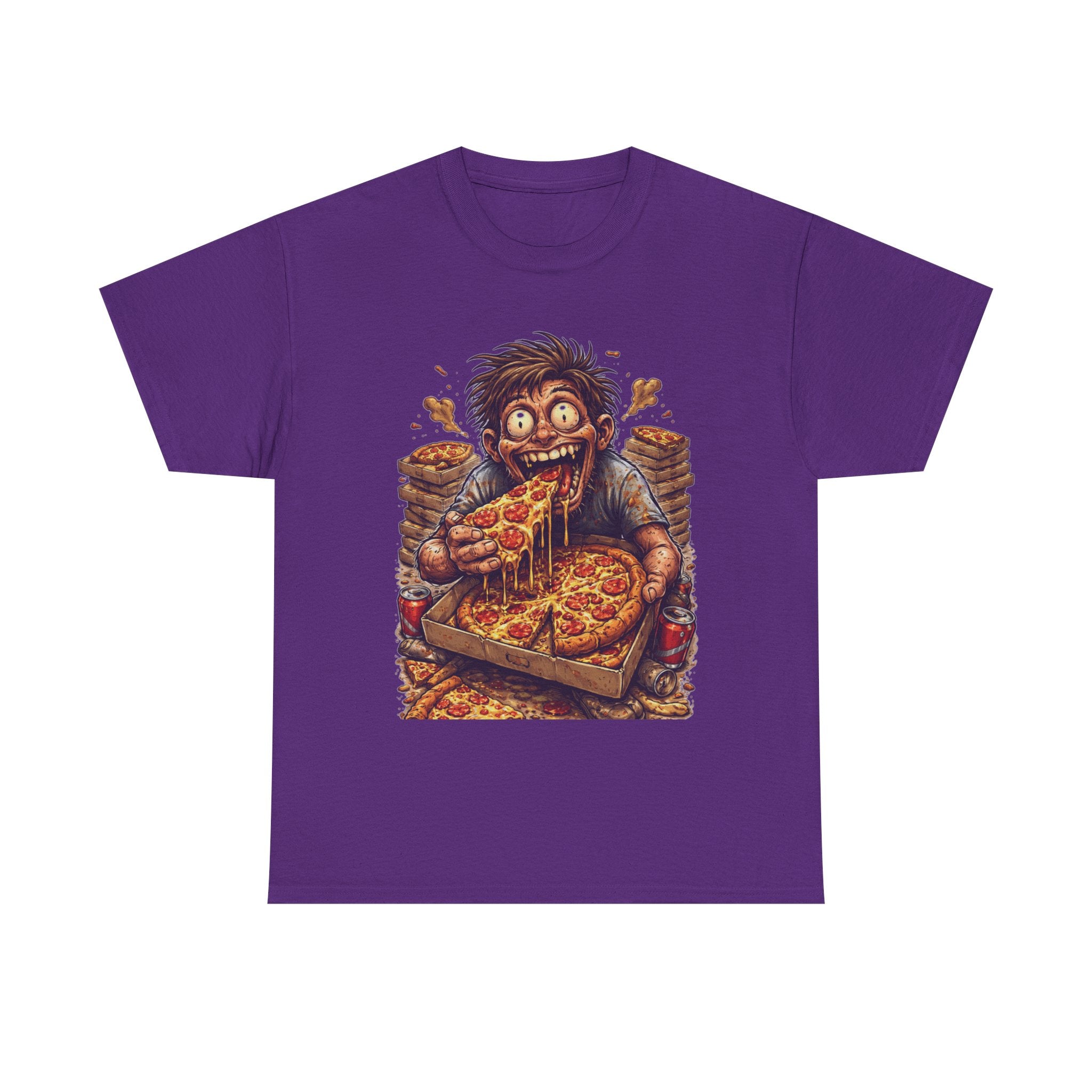 Pizza Monster T-Shirt — Crazy Pizza Lover Graphic Tee