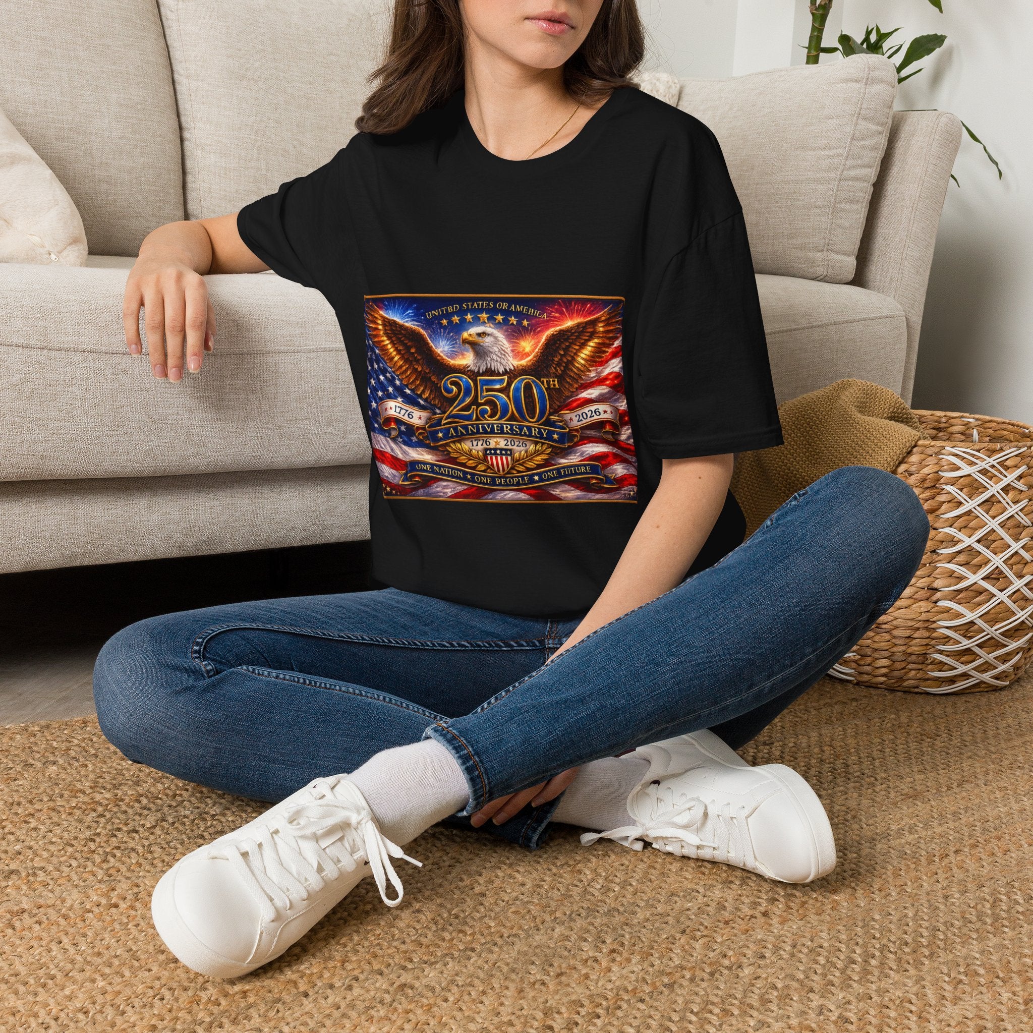 250th Anniversary Eagle Flag T-Shirt