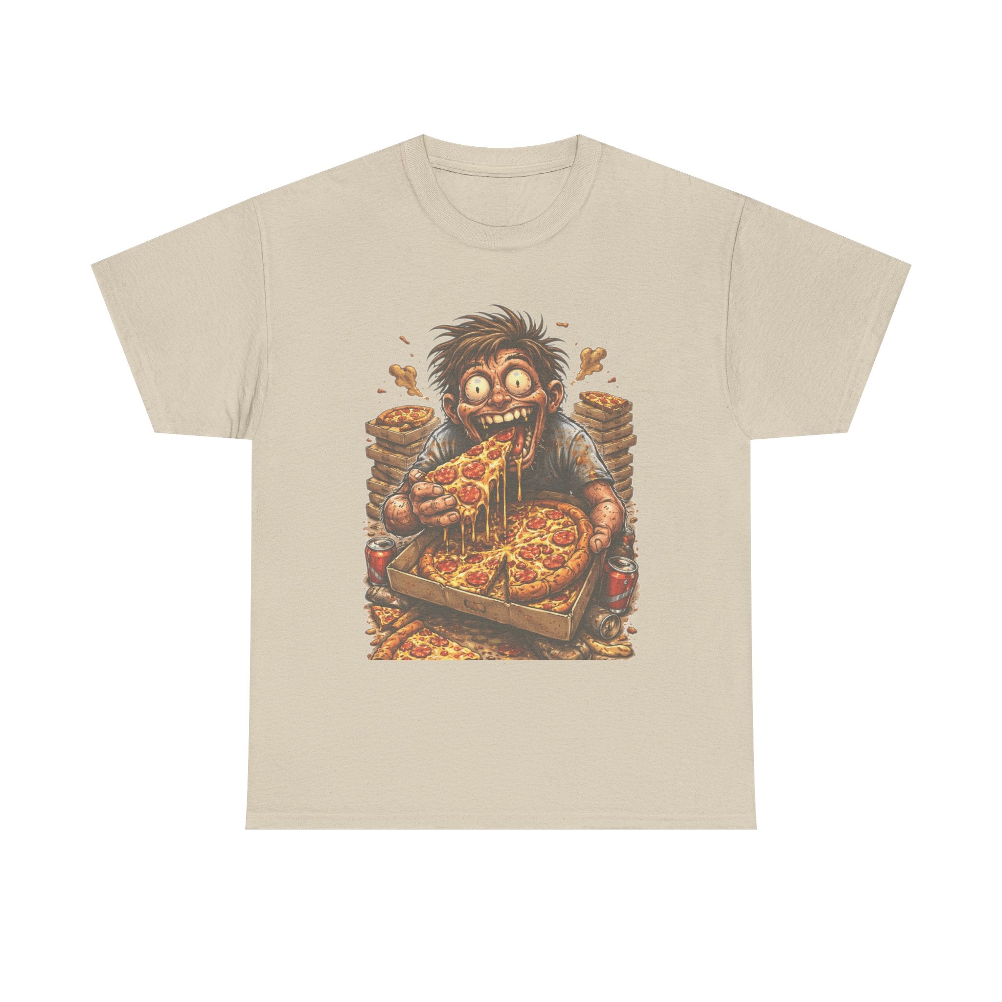 Pizza Monster T-Shirt — Crazy Pizza Lover Graphic Tee