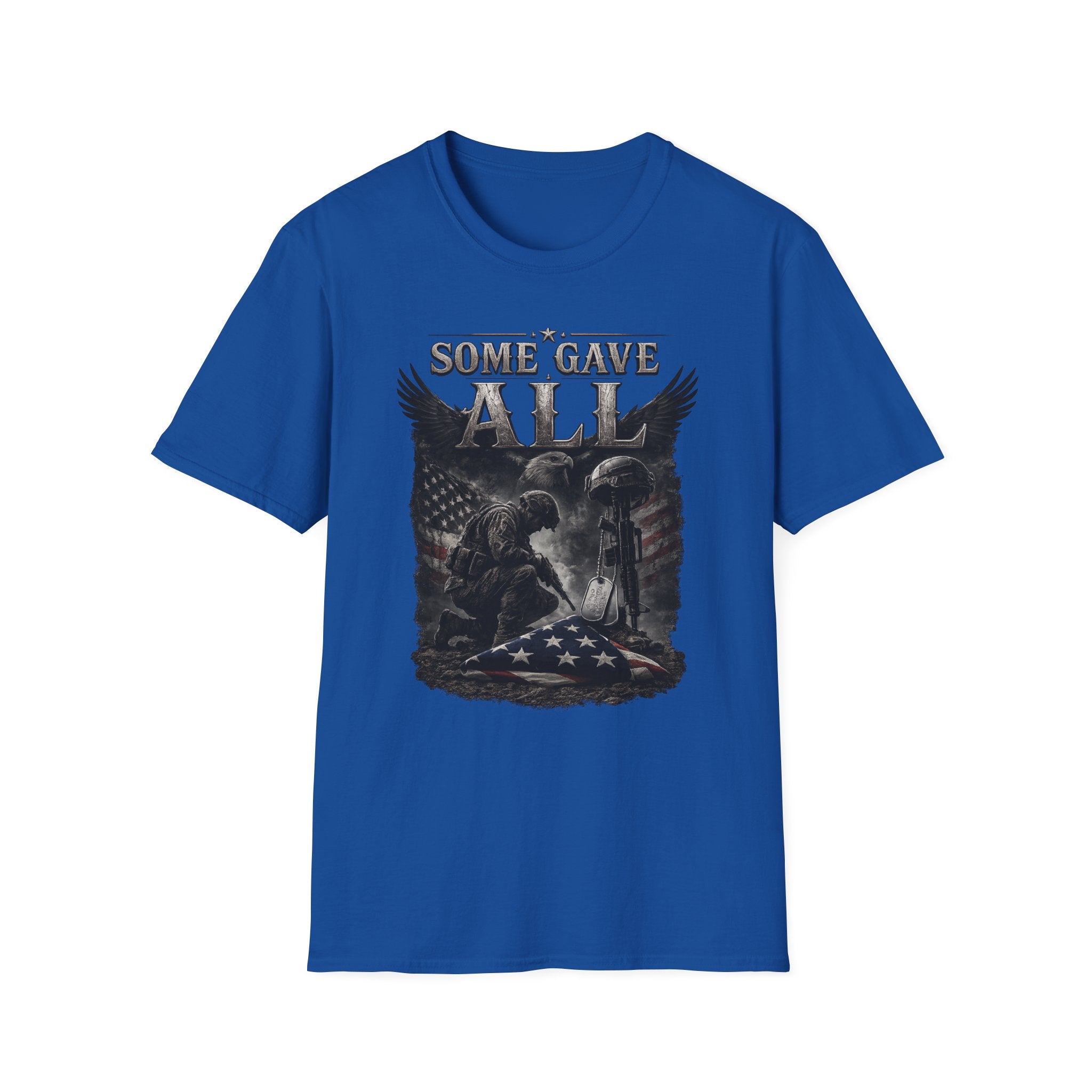 Some Gave All Memorial T-Shirt — Patriotic Fallen Soldier Tribute