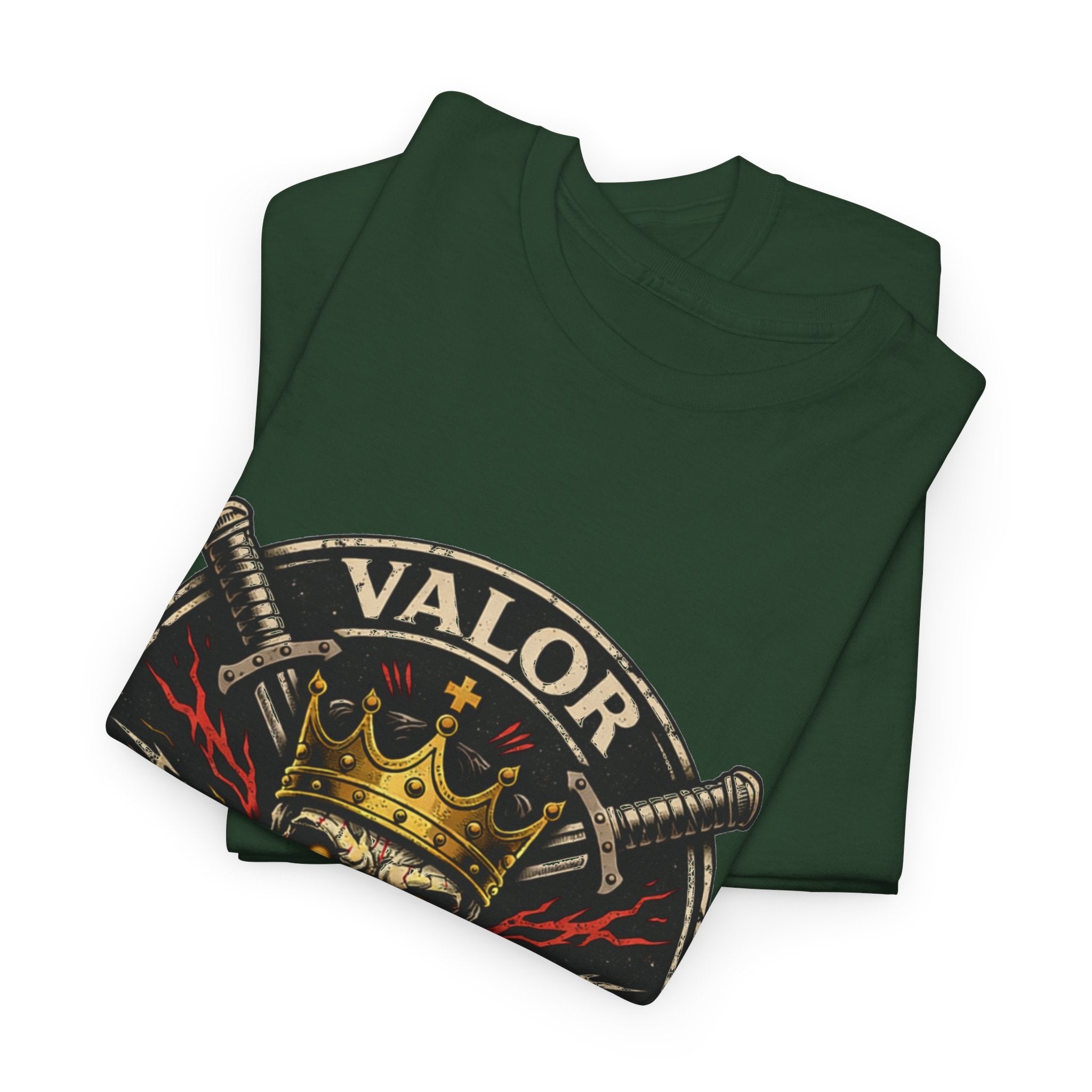 Valor Reigns Skull Crown Tee
