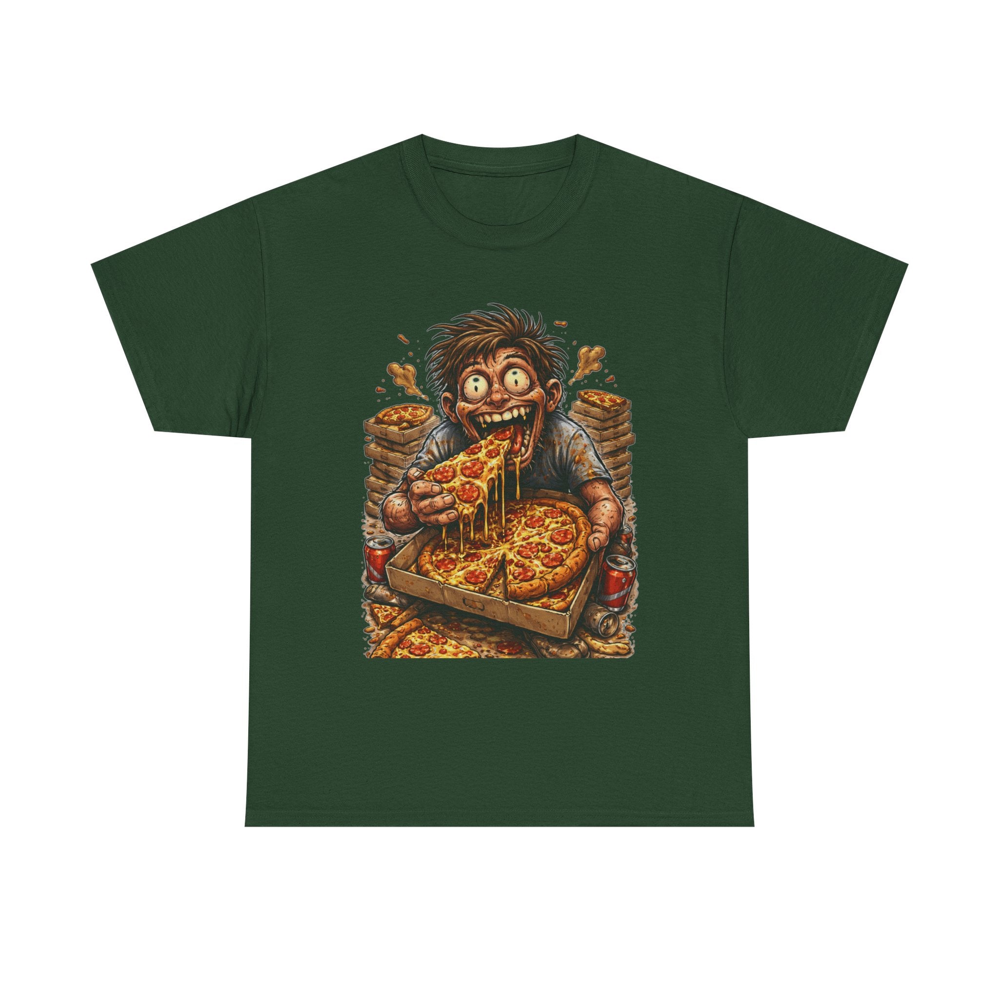Pizza Monster T-Shirt — Crazy Pizza Lover Graphic Tee